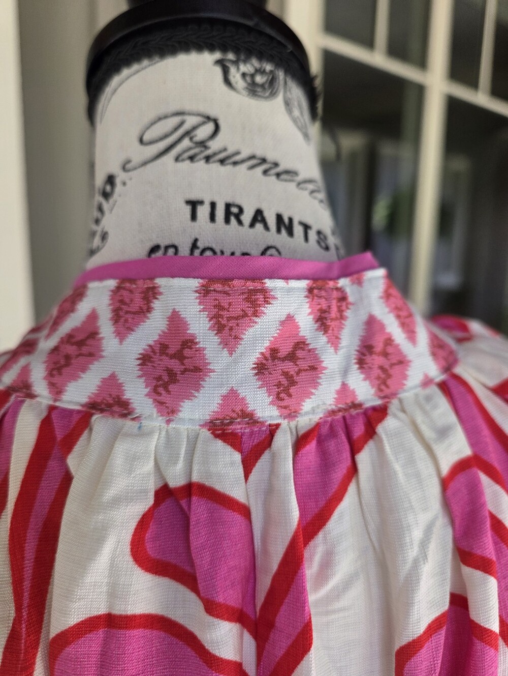 Gorgeous Pink & White Midi Dress with Bold Floral Print-NWT - Picture 16 of 16